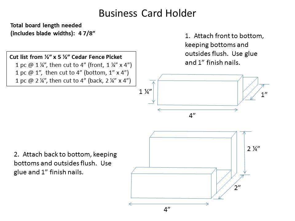 1-board Cedar Desk Accessory Set — step 3