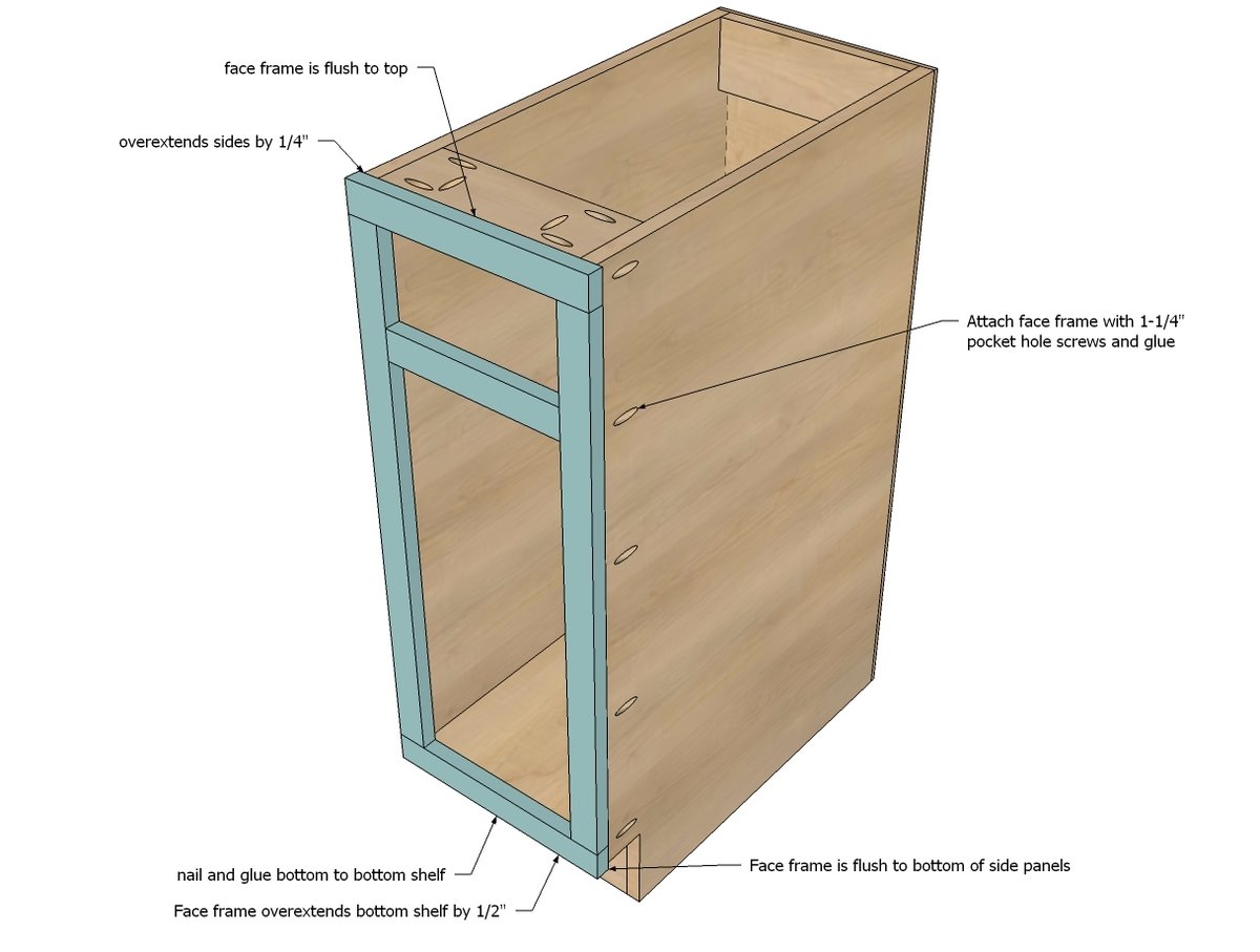 12" Base Cabinet Door/Drawer Combo (Momplex White Kitchen) — step 7