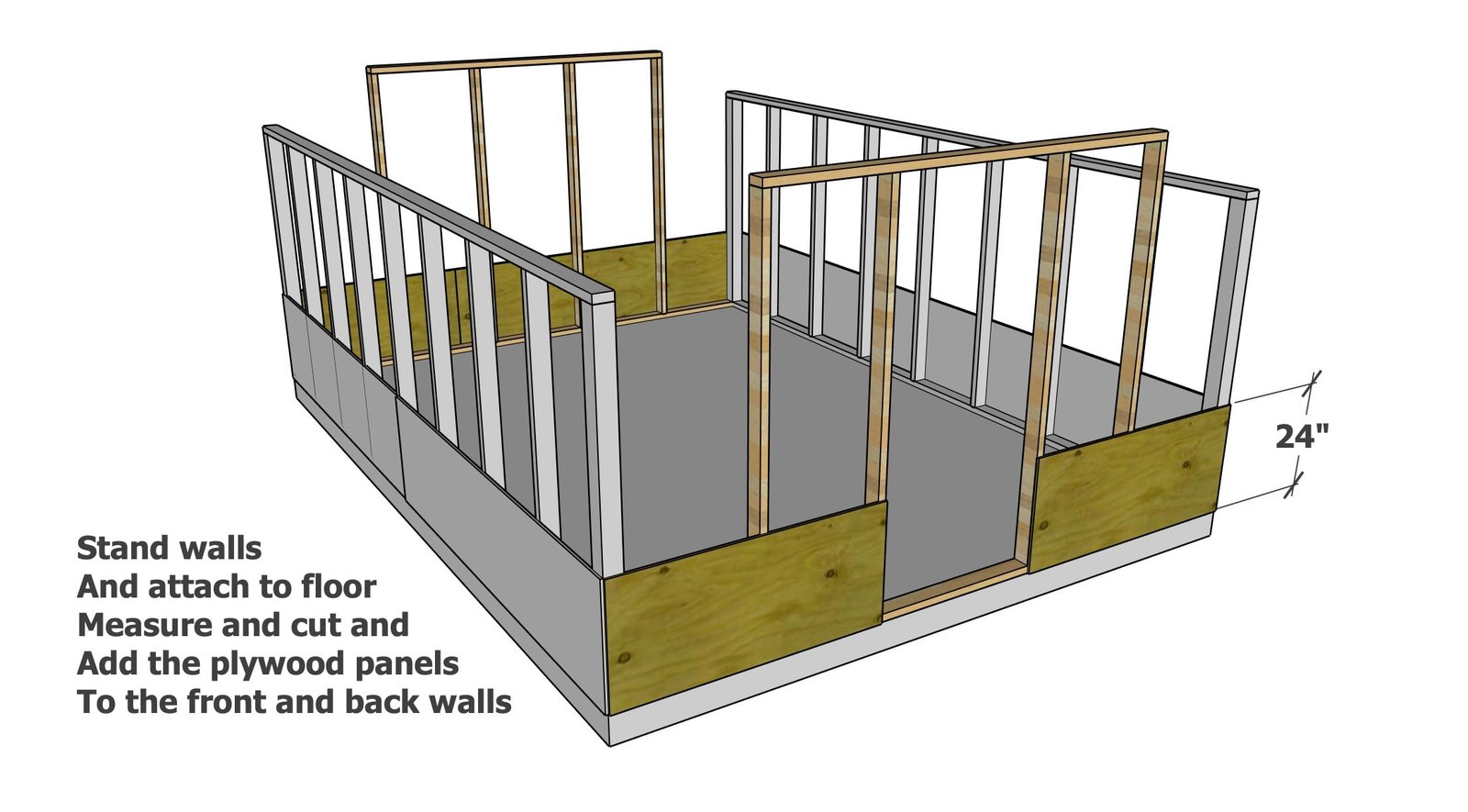 12x16 Greenhouse with Twinwall Glazing — step 5