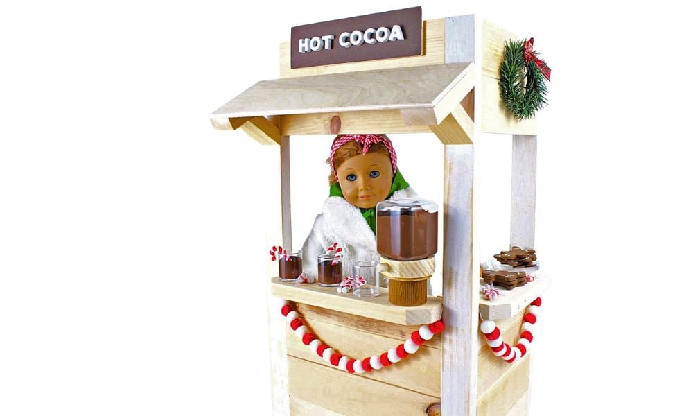 18" Doll Beverage Stand