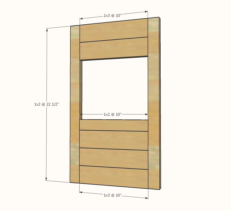 18" Doll Beverage Stand — step 1