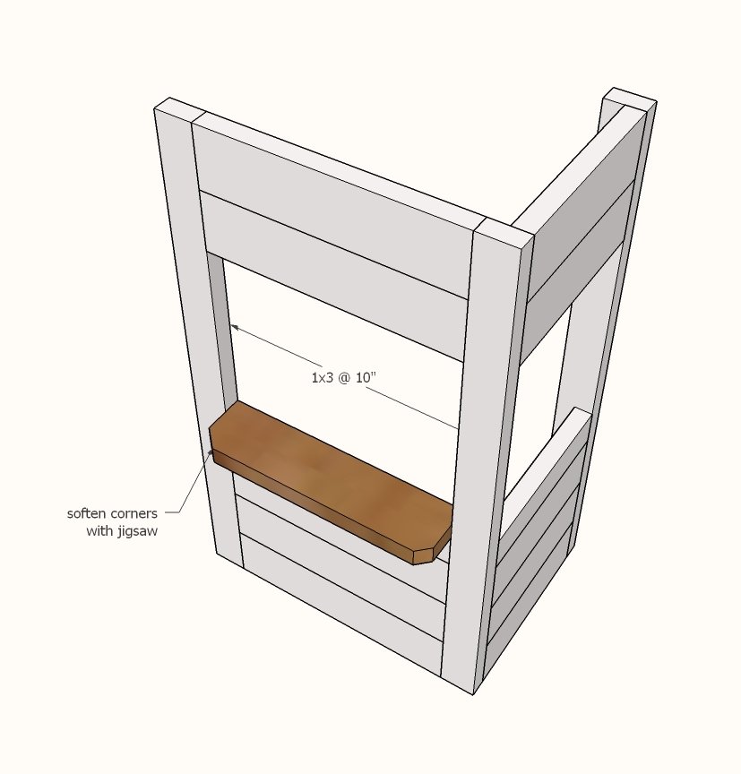 18" Doll Beverage Stand — step 3