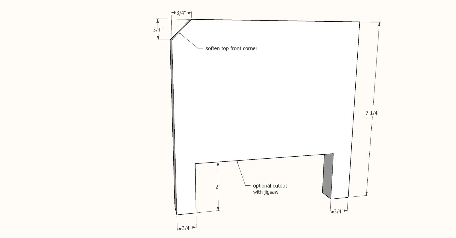 18 Inch Doll Bed — step 1