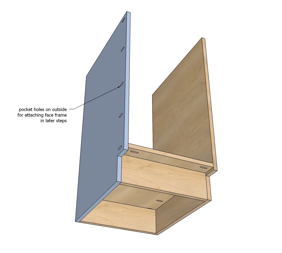 18" Kitchen Cabinet Drawer Base — step 4