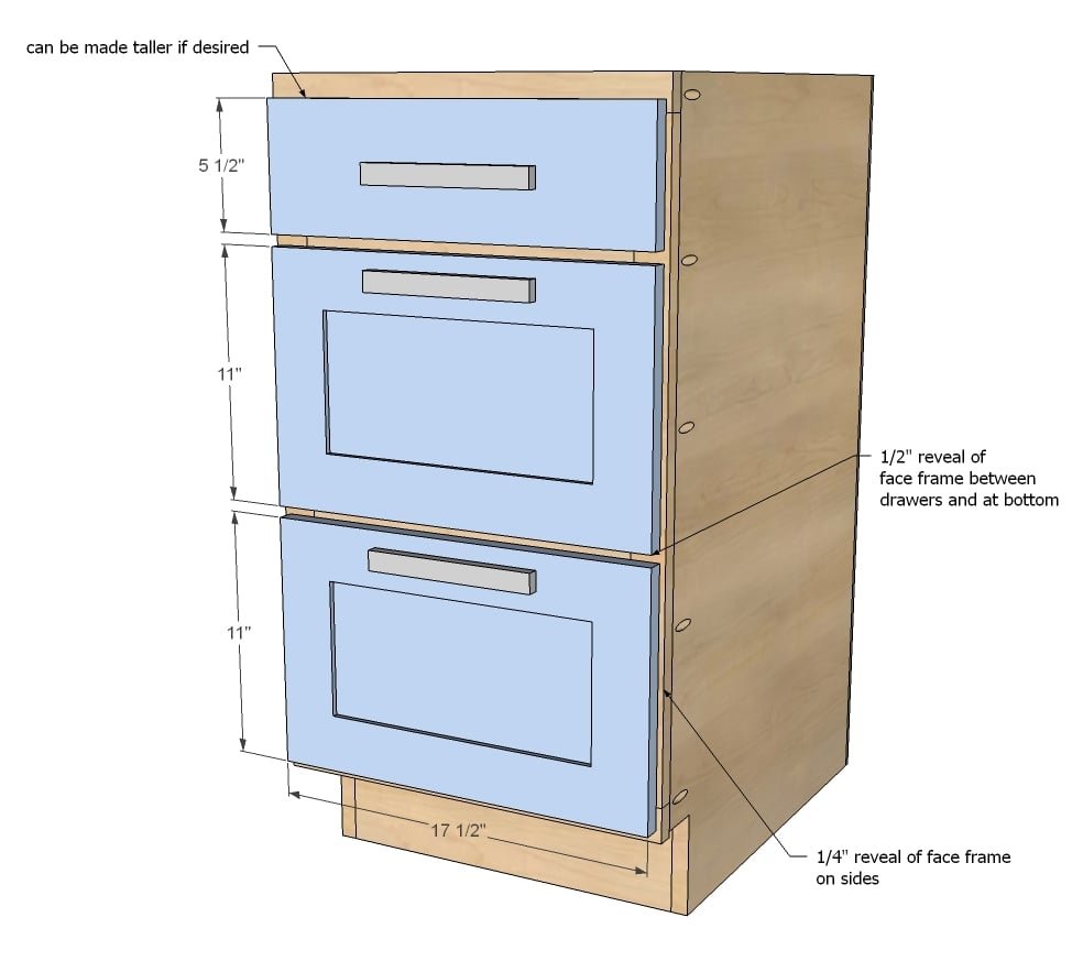 18" Kitchen Cabinet Drawer Base — step 8