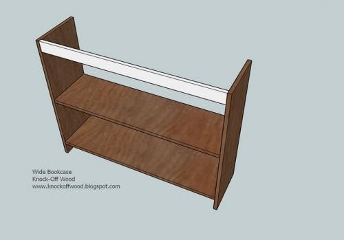 1x12 Bookcase with Wainscoting Back — step 2