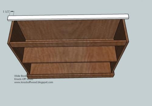 1x12 Bookcase with Wainscoting Back — step 5