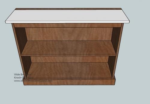 1x12 Bookcase with Wainscoting Back — step 6