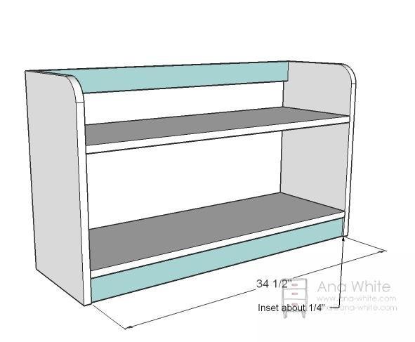 1x12 Cubby Bench — step 2