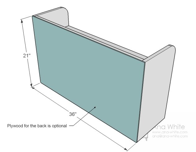 1x12 Cubby Bench — step 3