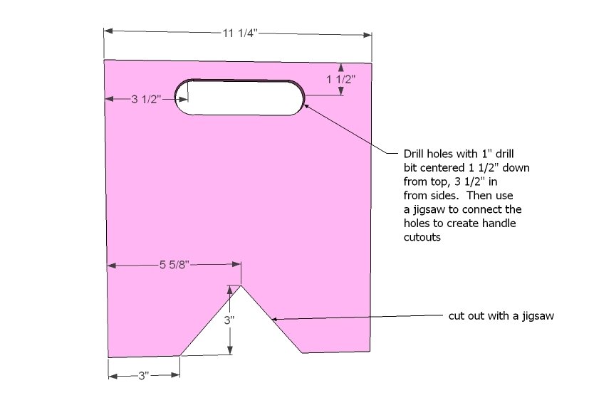 1x12 Play Table Bench with Storage — step 1