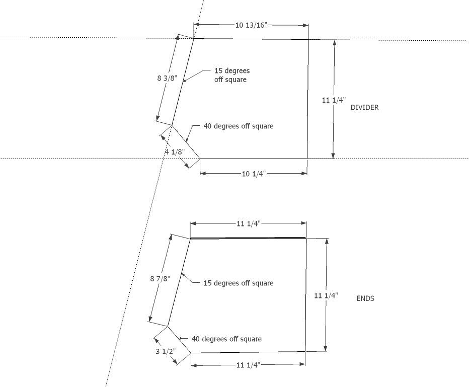 1x12 Stackable Wood Bulk Bins — step 1