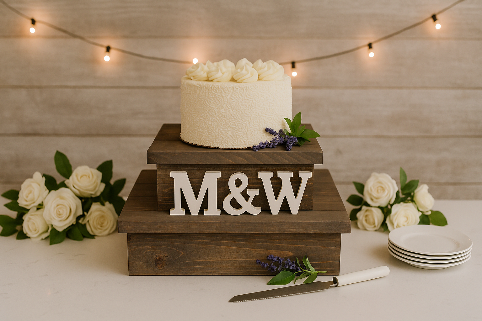 1x3 Furring Strip Cake Stand