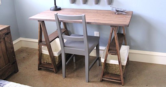 1x3 Sawhorse Desk