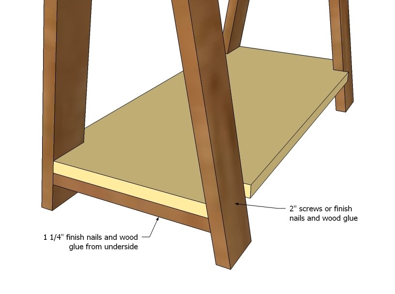 1x3 Sawhorse Desk — step 3
