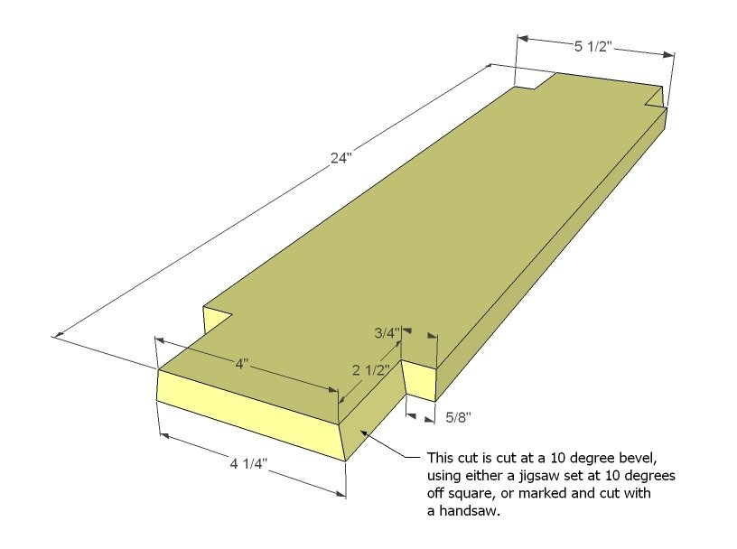 1x3 Sawhorse Desk — step 5
