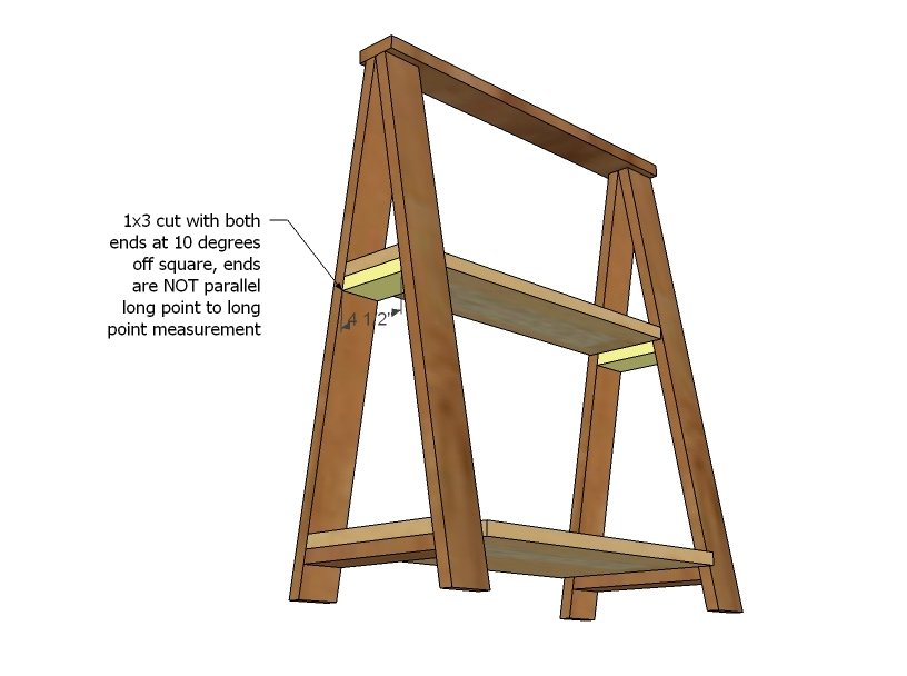 1x3 Sawhorse Desk — step 7