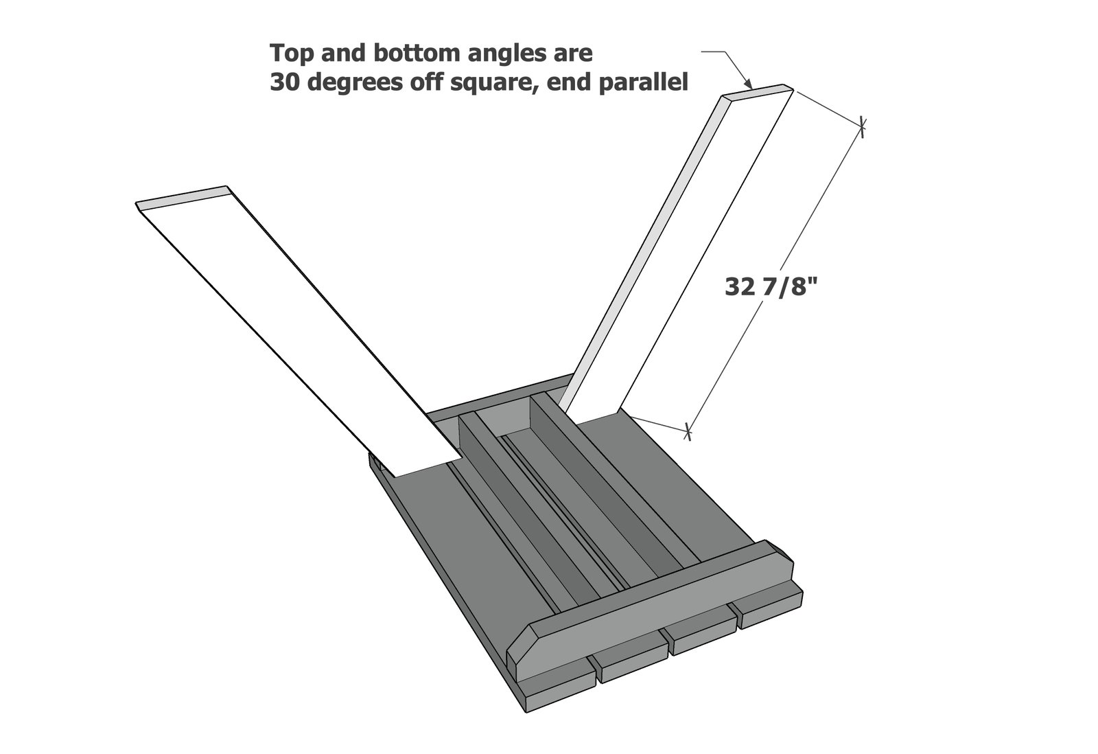 2 Person Picnic Table — step 3