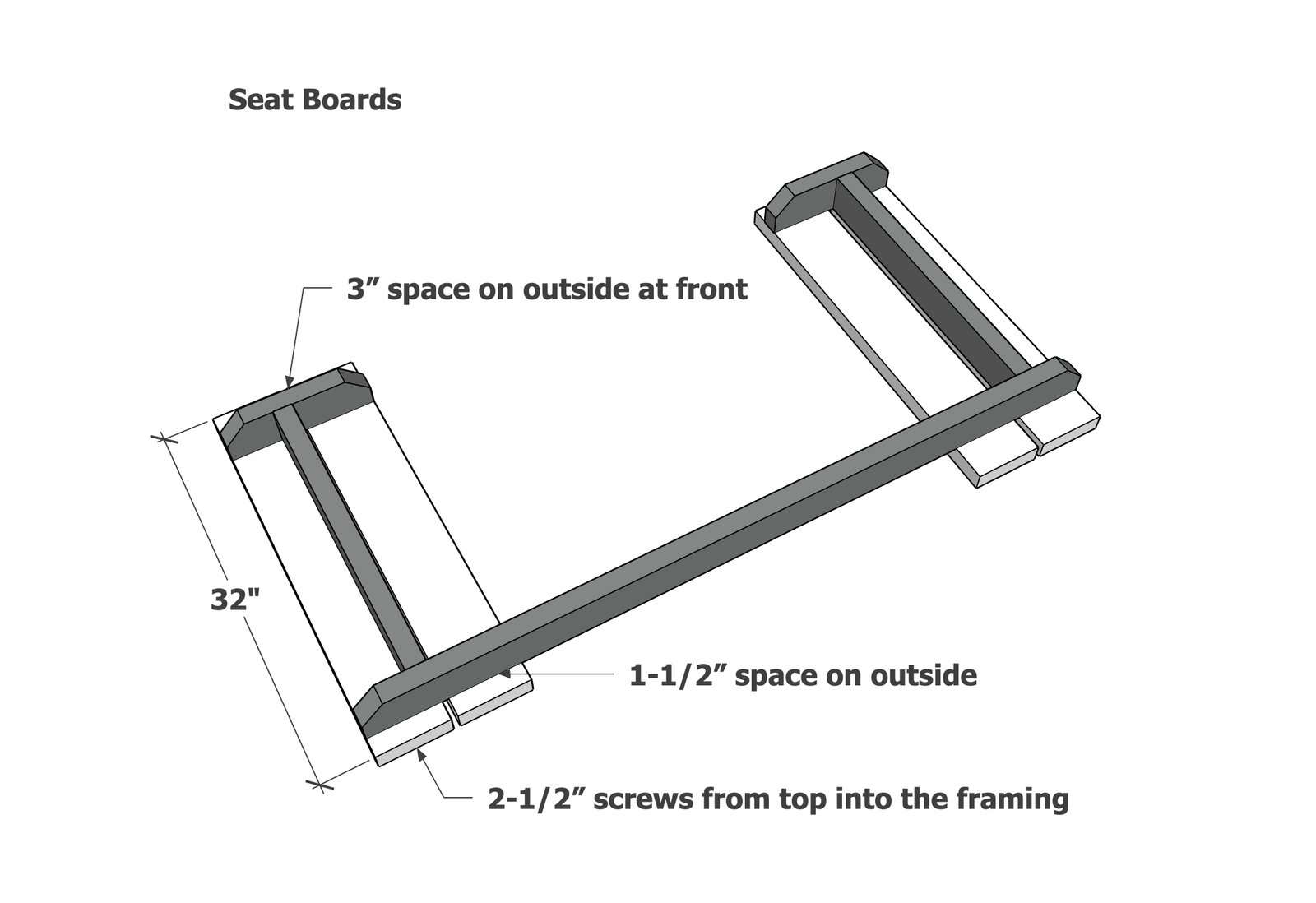 2 Person Picnic Table — step 5
