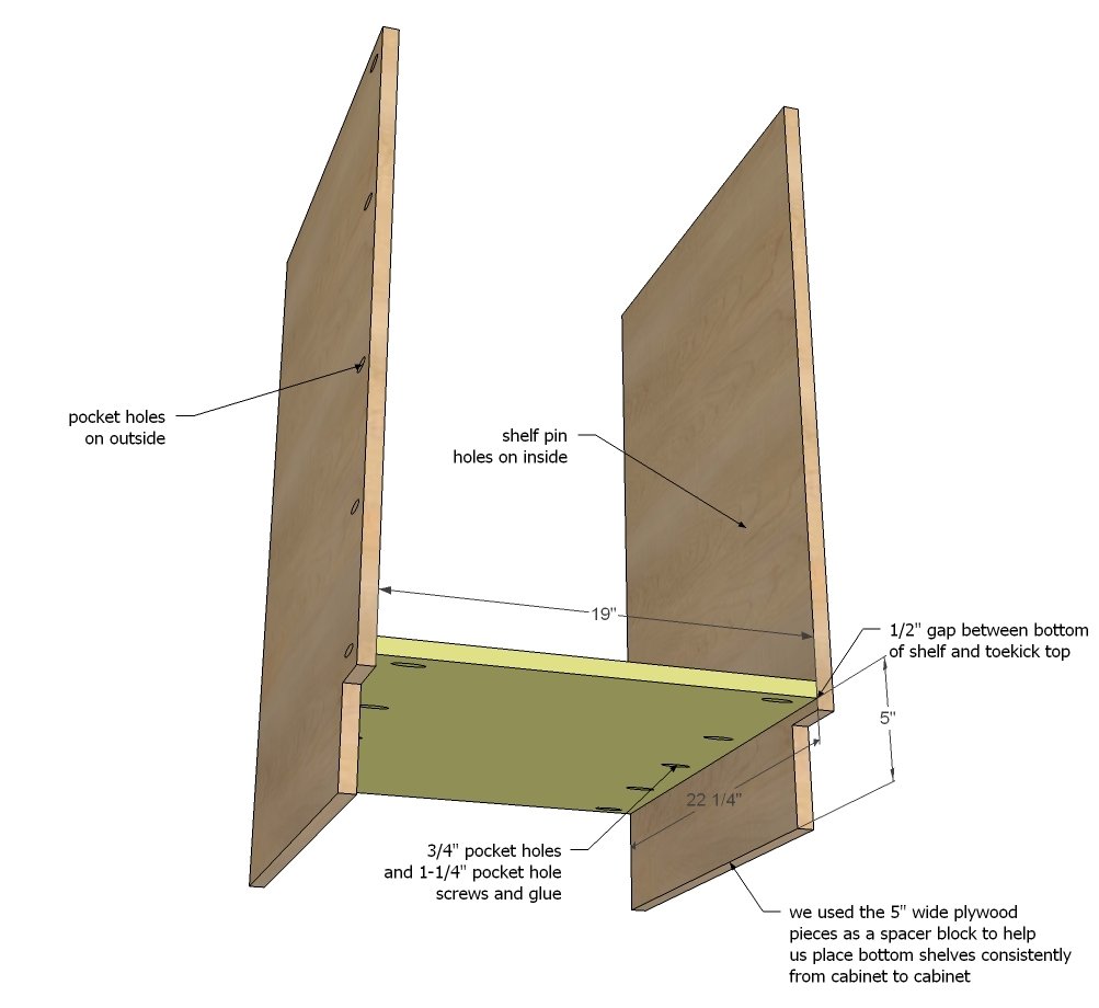 21" Base Cabinet Door/Drawer Combo (Momplex White Kitchen) — step 2