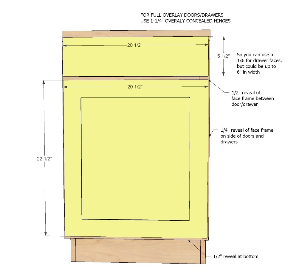 21" Base Cabinet Door/Drawer Combo (Momplex White Kitchen) — step 7