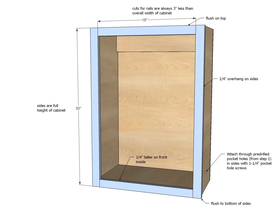 21" Wall Kitchen Cabinets — step 5