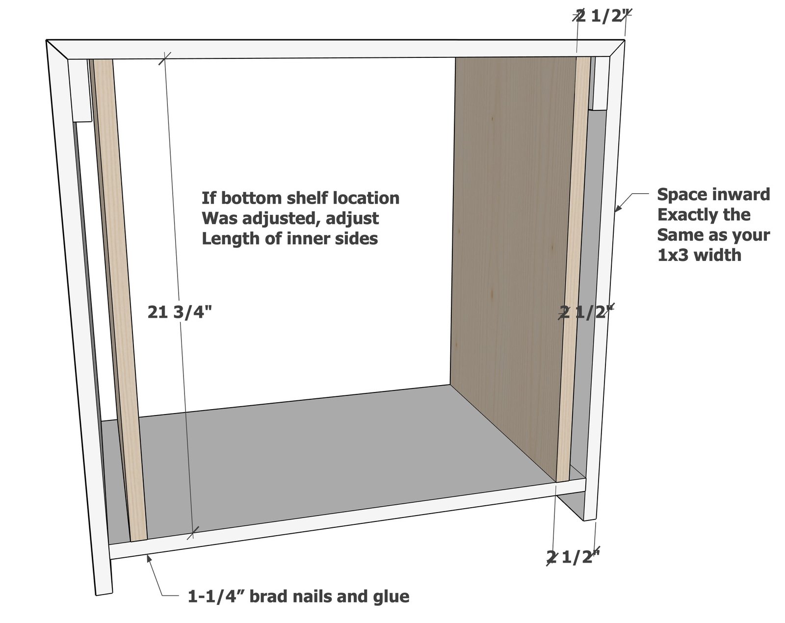 26" Waterfall Framed End Table — step 3