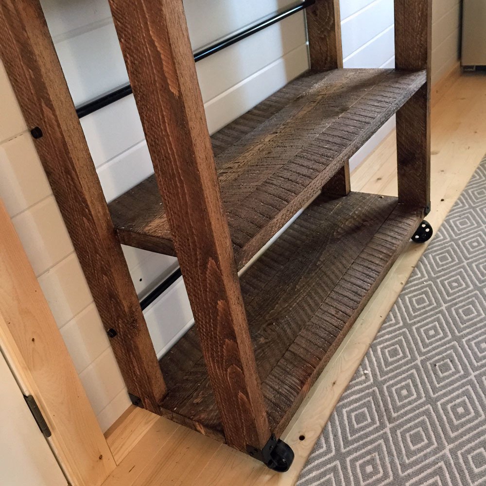 2x Wood Rolling Shelf — step 4