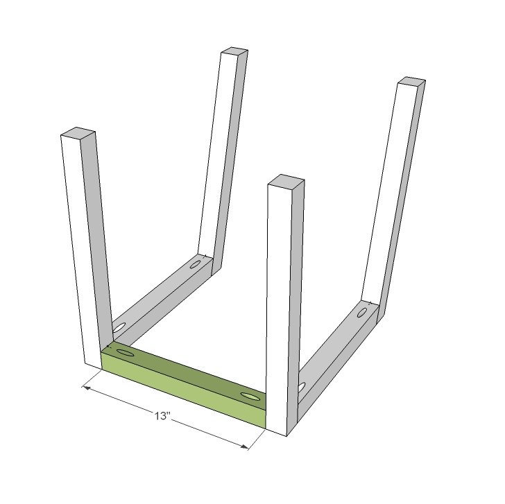 2x2 Outdoor Dining Chair — step 2