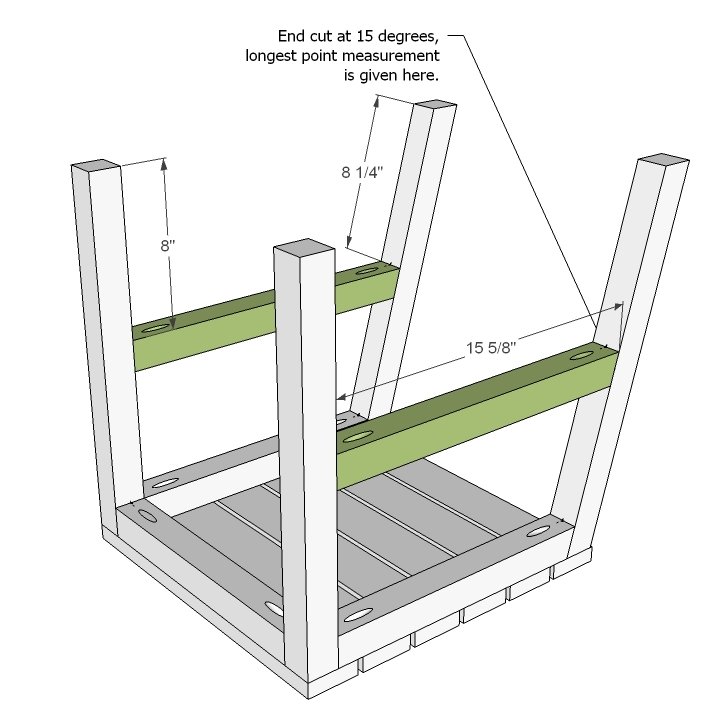 2x2 Outdoor Dining Chair — step 4