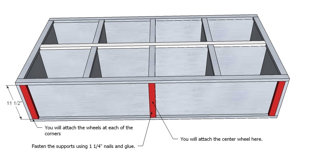 2x4 Console Cubby Shelves — step 4
