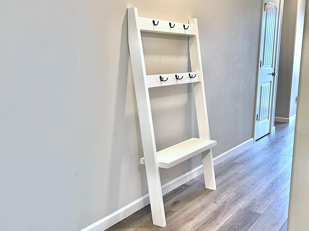 2x4 Leaning Hall Tree