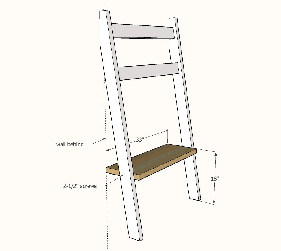 2x4 Leaning Hall Tree — step 3