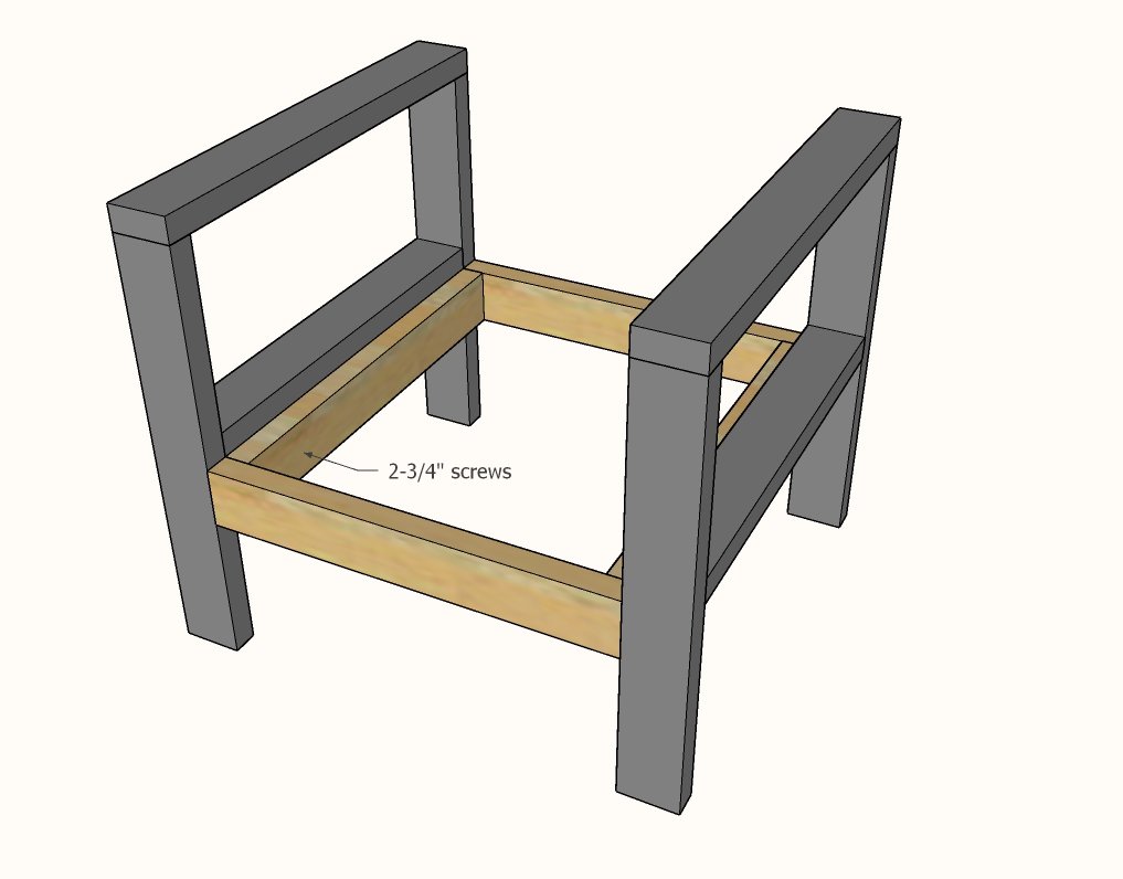 2x4 Outdoor Chair — step 5