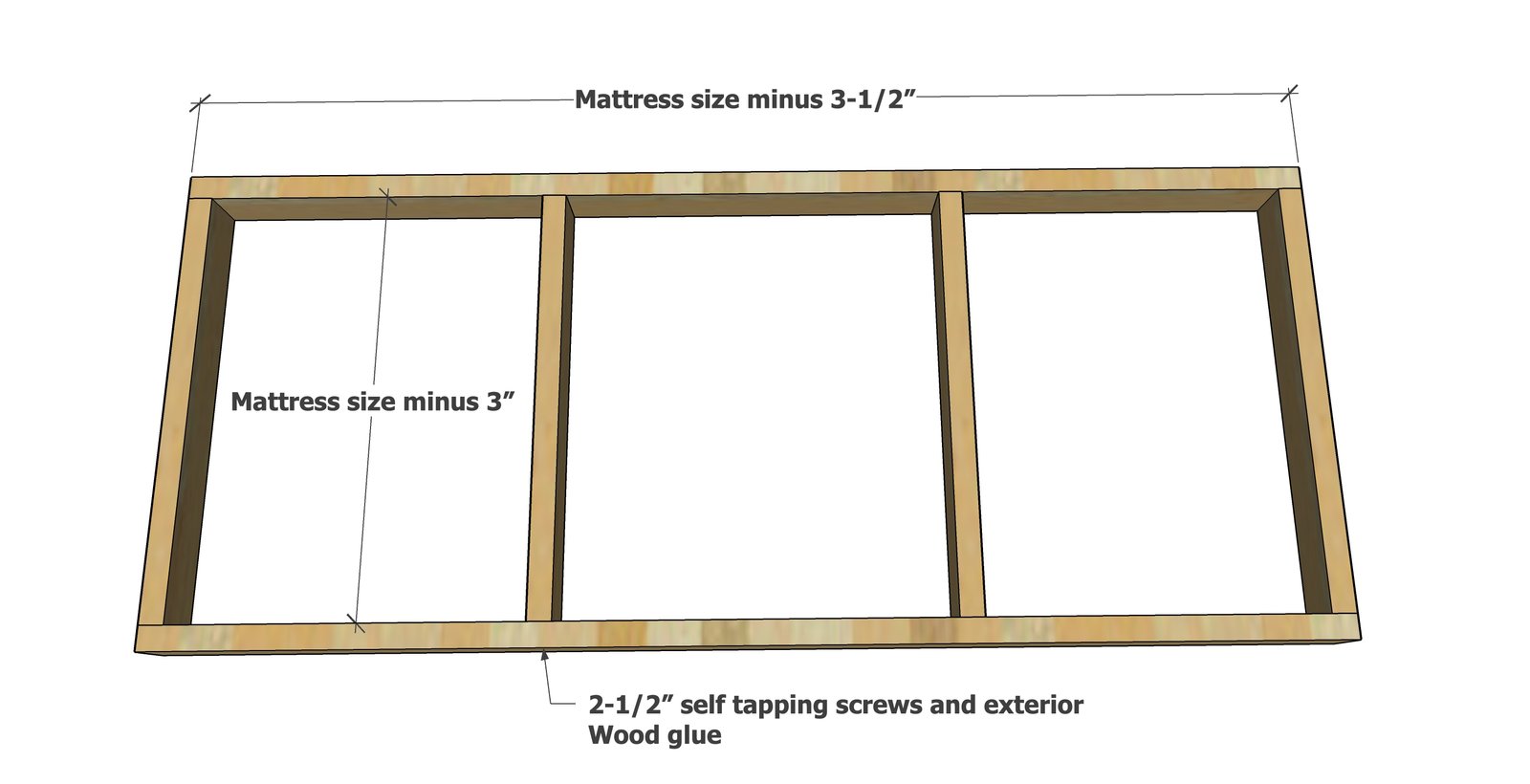 2x4 Outdoor Chaise Lounge — step 1