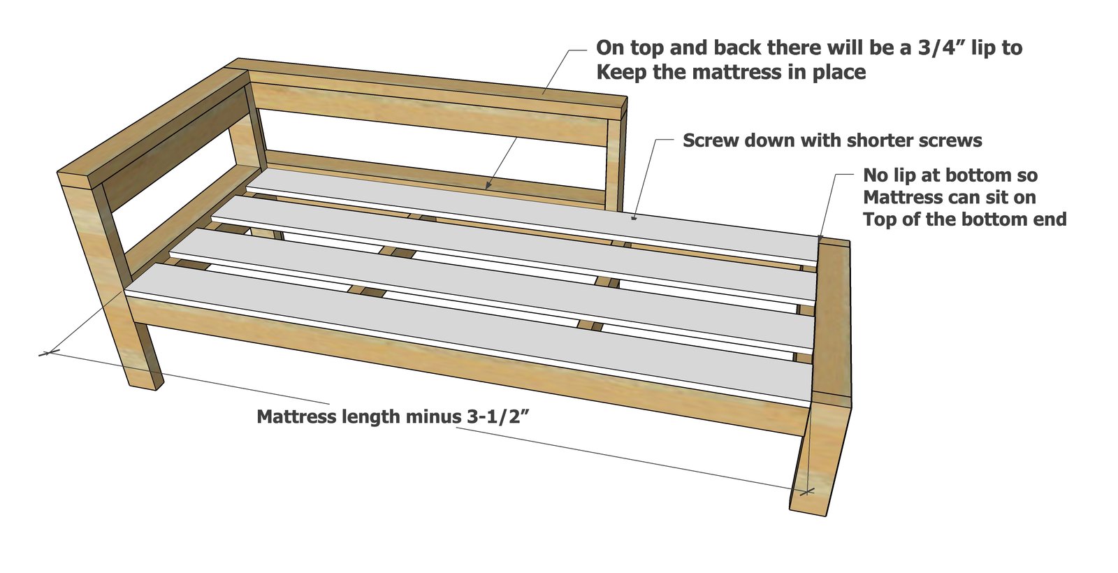 2x4 Outdoor Chaise Lounge — step 6