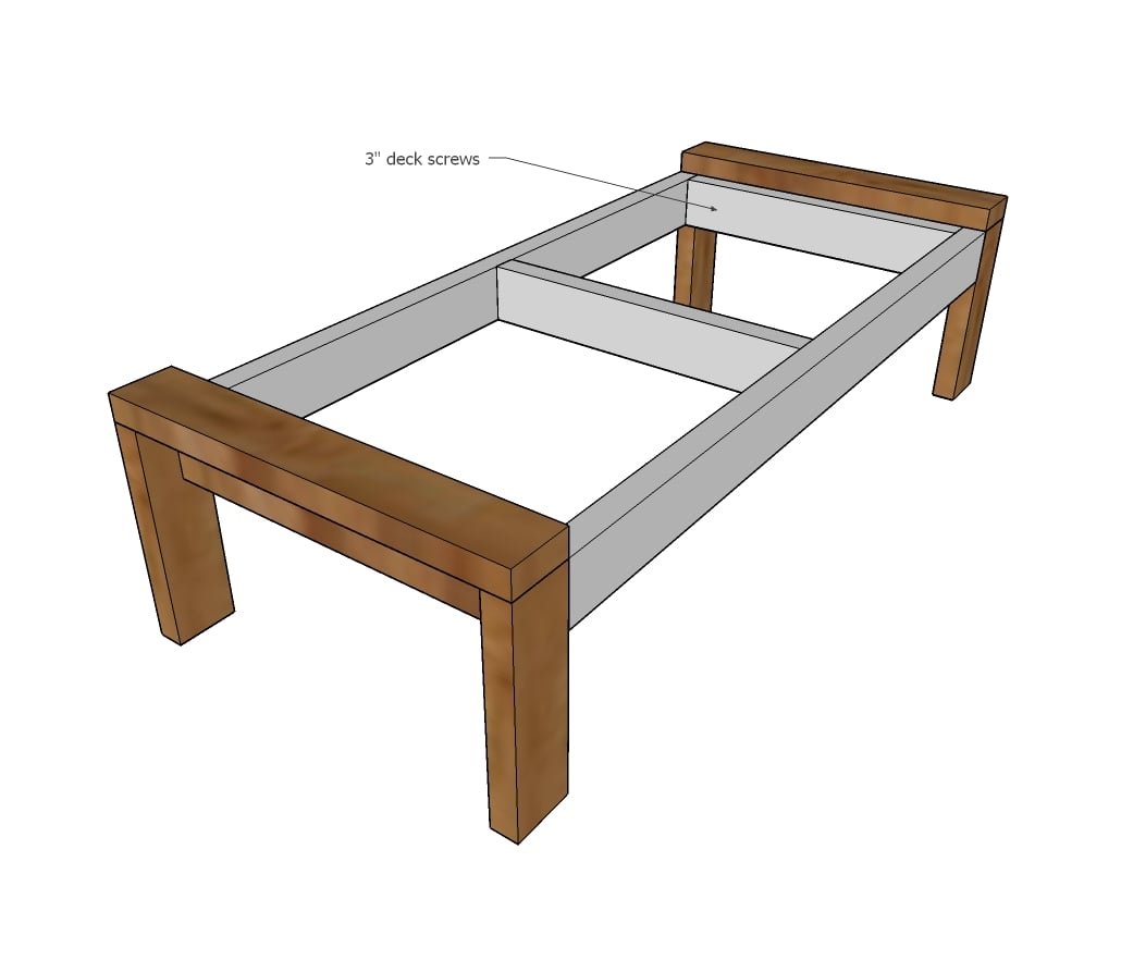 2x4 Outdoor Coffee Table — step 4