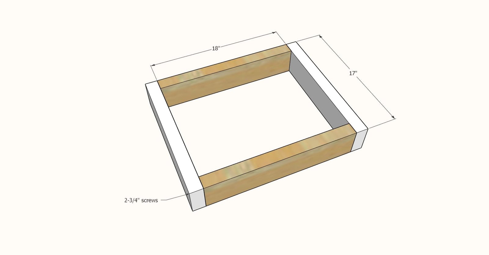 2x4 Outdoor Side Table — step 3