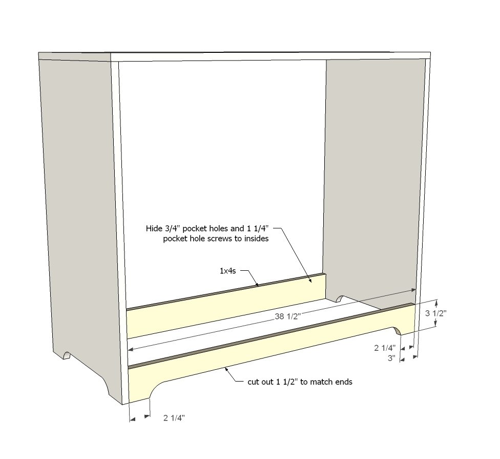3 Drawer Dresser or Baby Changing Table — step 2