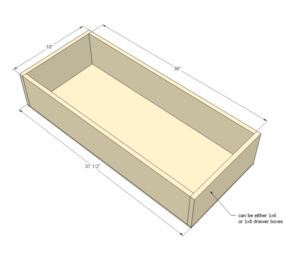 3 Drawer Dresser or Baby Changing Table — step 5