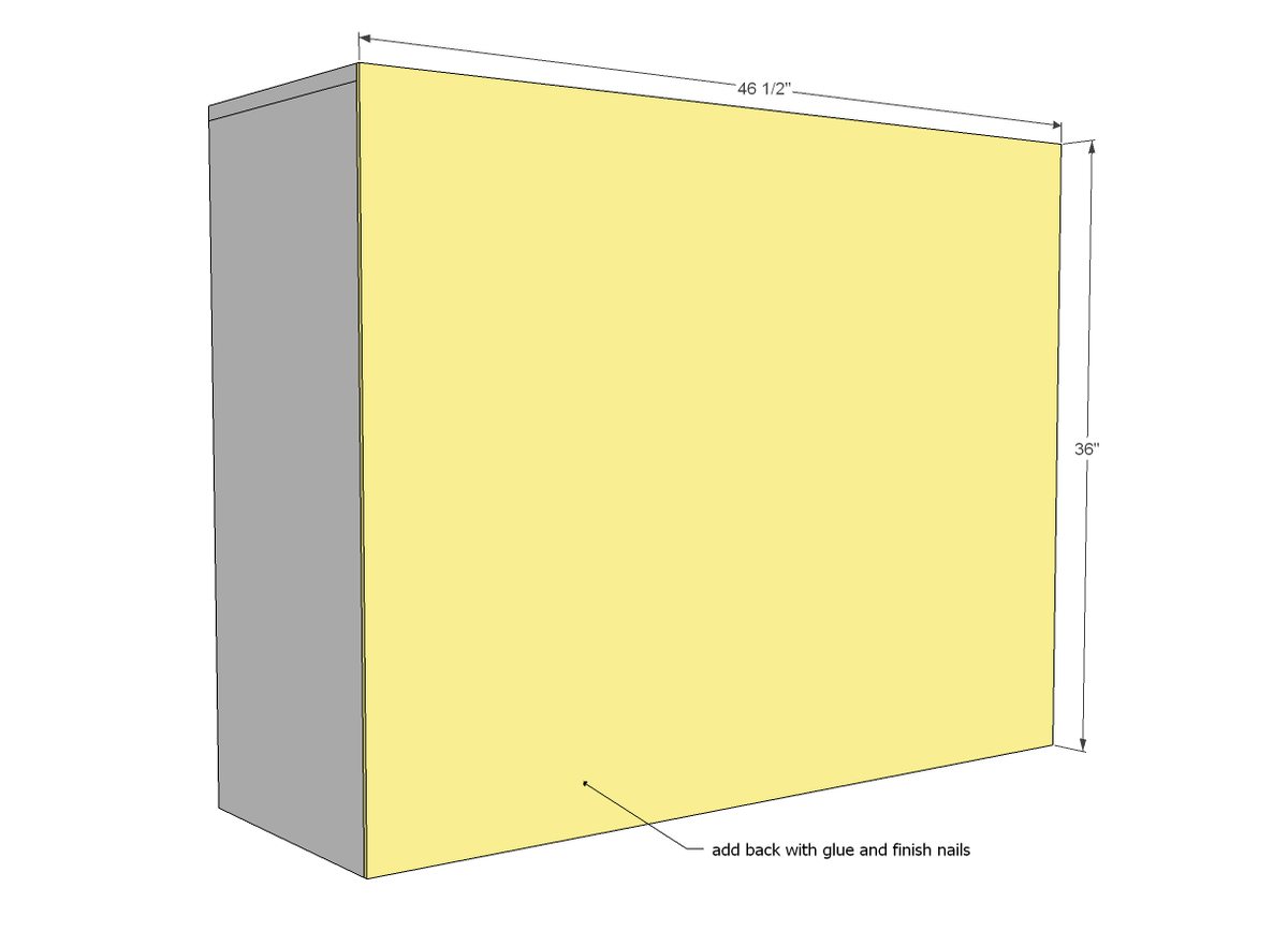 3 Drawer Open Shelf Simple Entryway Console — step 9