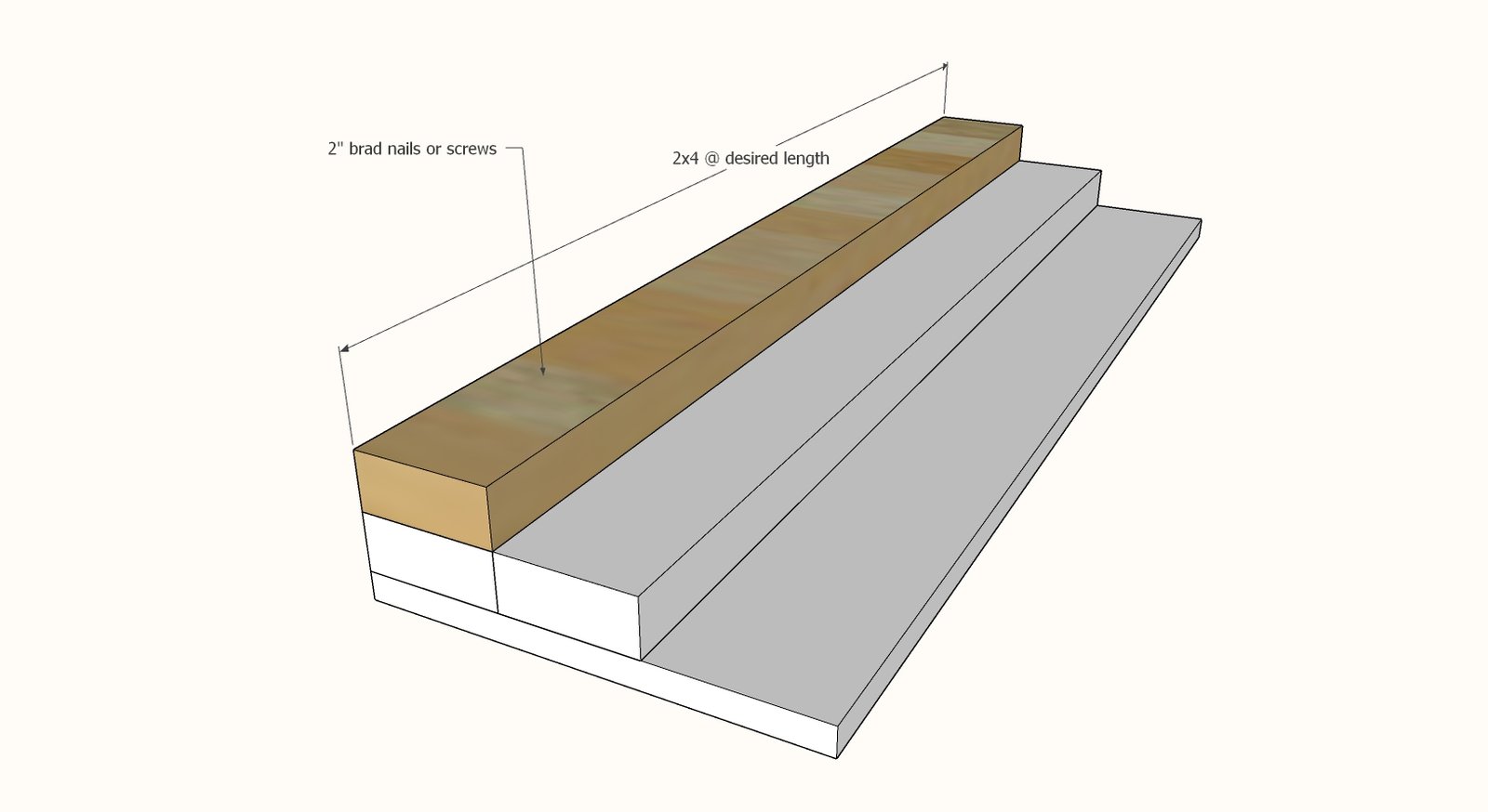 3 Tier Can Organizer — step 2
