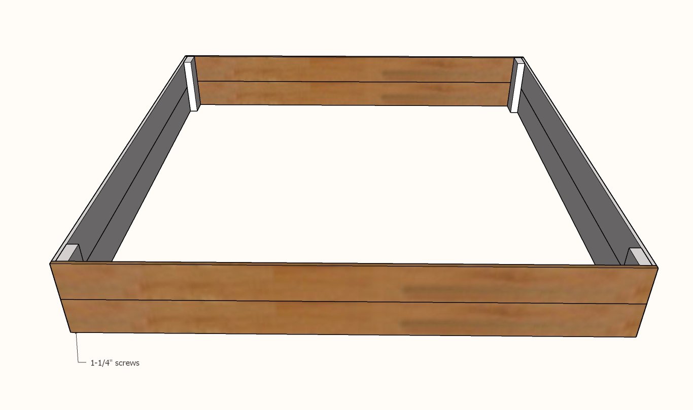 $30 Cedar Fence Picket Sand Box — step 2