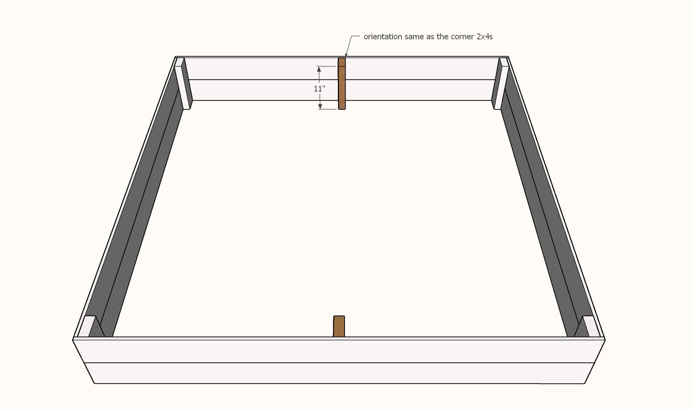 $30 Cedar Fence Picket Sand Box — step 3
