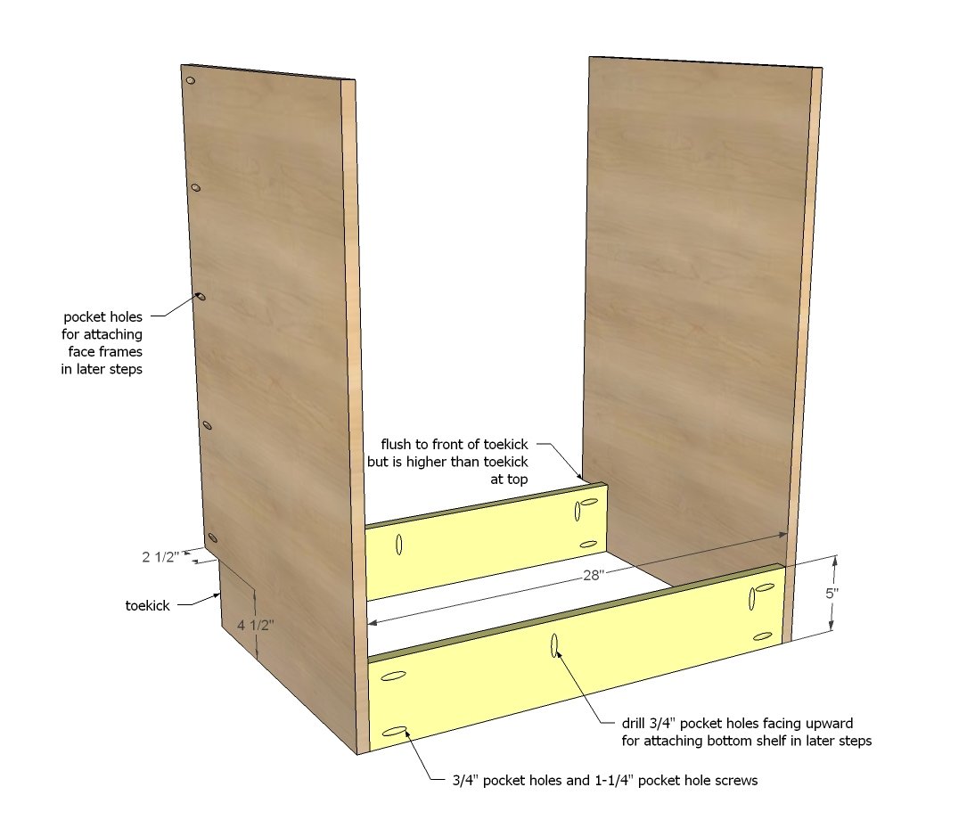 30" Sink Base — step 2