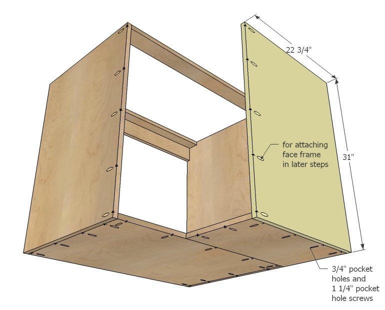 36" Corner Base Easy Reach Kitchen Cabinet — step 4