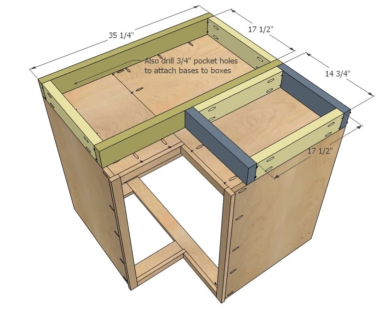 36" Corner Base Easy Reach Kitchen Cabinet — step 7