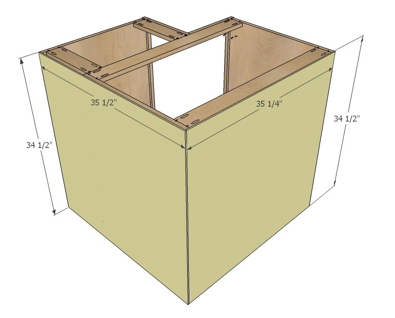 36" Corner Base Easy Reach Kitchen Cabinet — step 8