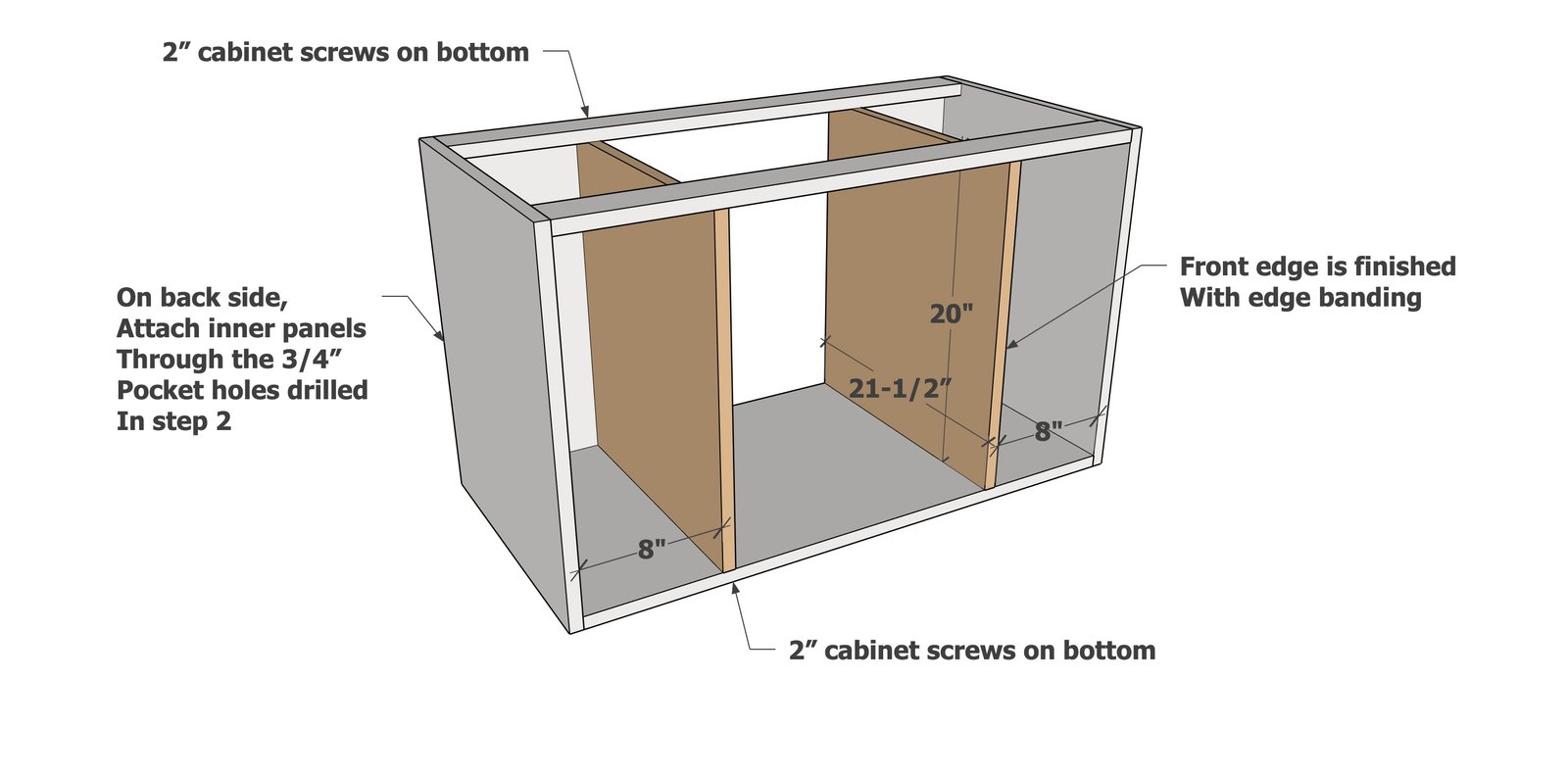 36" Floating Vanity Cabinet — step 3