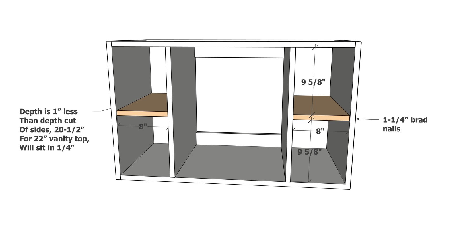 36" Floating Vanity Cabinet — step 5